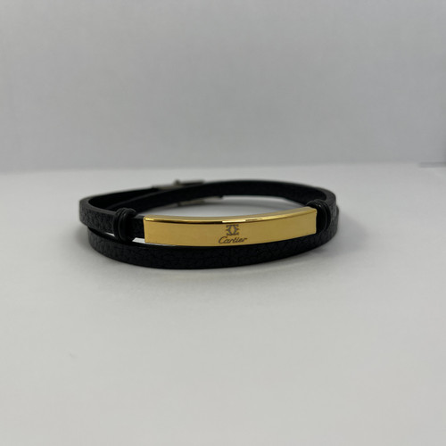 دستبند چرم مردانه کارتیه
