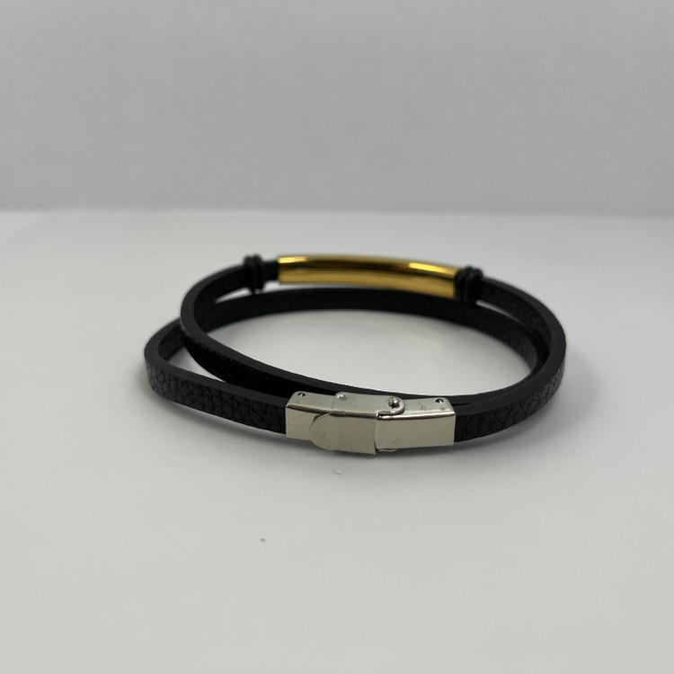 دستبند مردانه چرمی